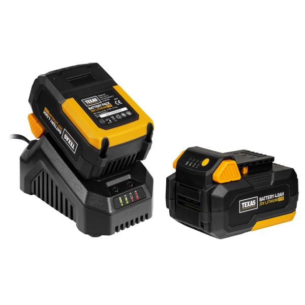 LMX2037 (2x20V) m/2 x 4Ah batteries & 1 charger